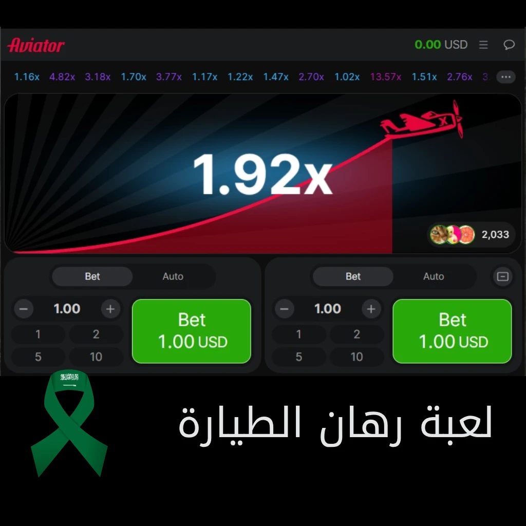لعبة رهان الطيارة